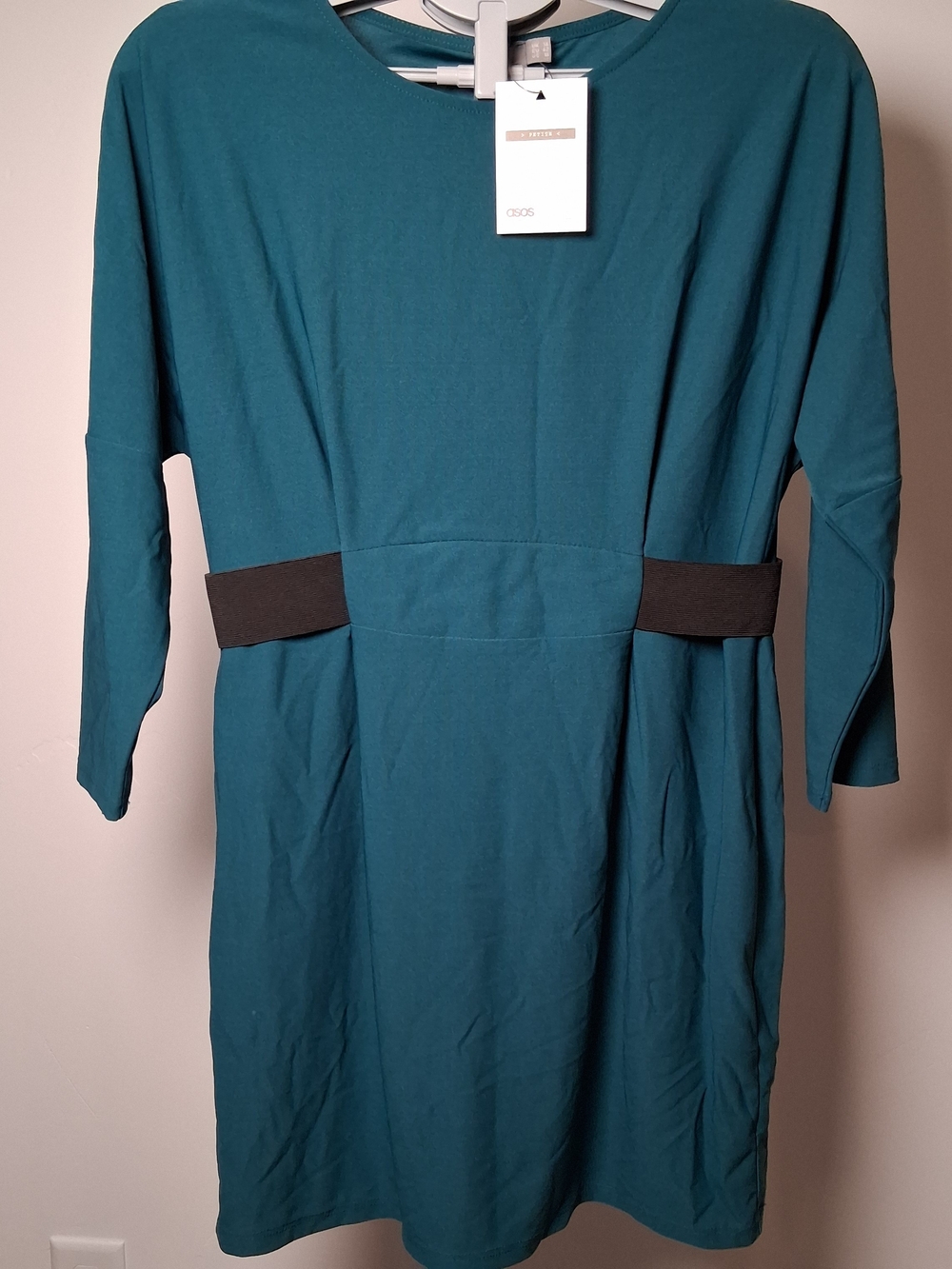 ASOS Teal Waist-Detail Women's Dress